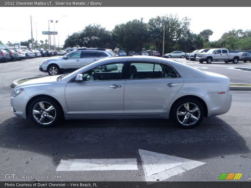 Silver Ice Metallic / Ebony 2012 Chevrolet Malibu LT