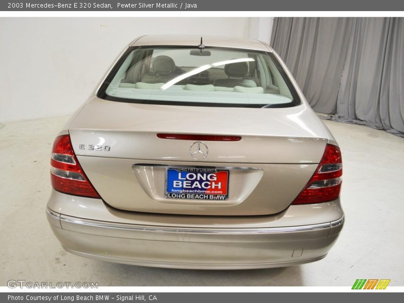 Pewter Silver Metallic / Java 2003 Mercedes-Benz E 320 Sedan