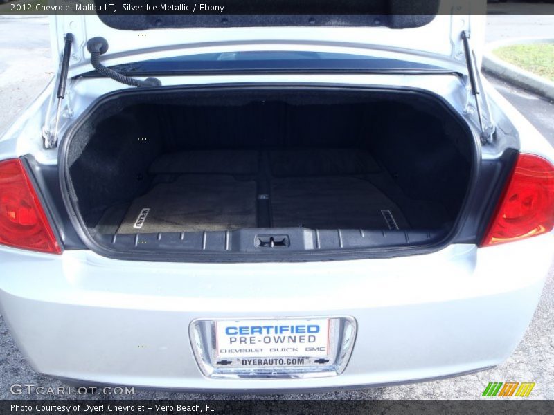 Silver Ice Metallic / Ebony 2012 Chevrolet Malibu LT