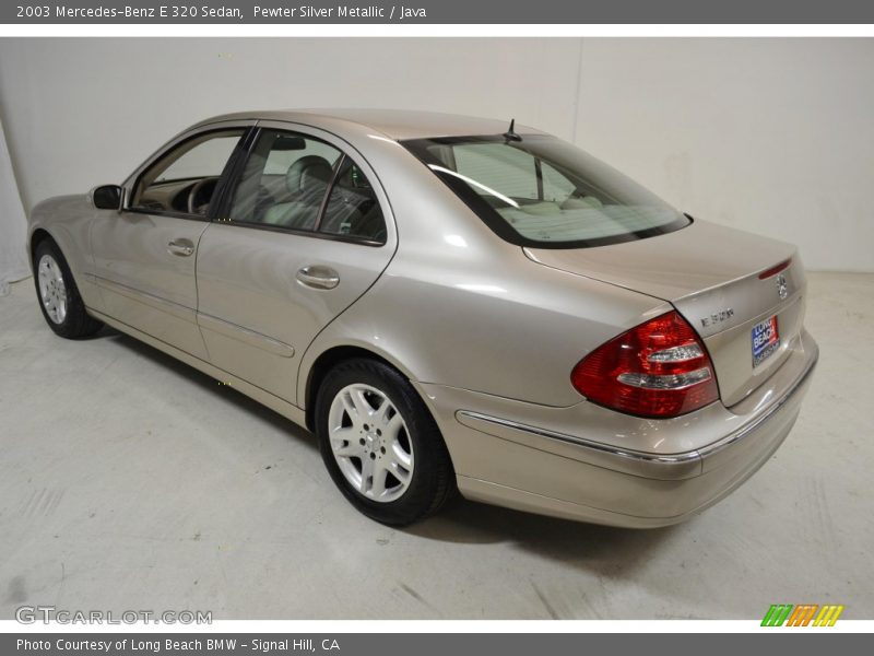 Pewter Silver Metallic / Java 2003 Mercedes-Benz E 320 Sedan