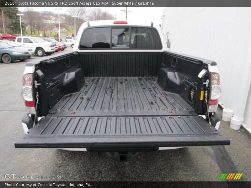 Super White / Graphite 2010 Toyota Tacoma V6 SR5 TRD Sport Access Cab 4x4