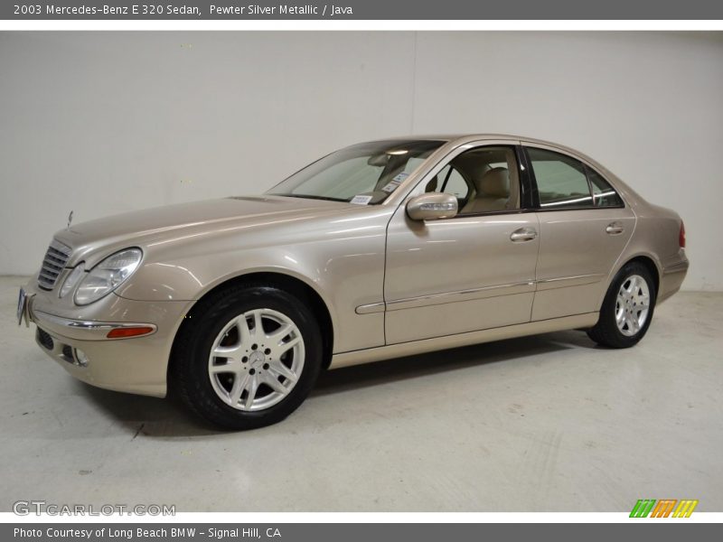 Pewter Silver Metallic / Java 2003 Mercedes-Benz E 320 Sedan