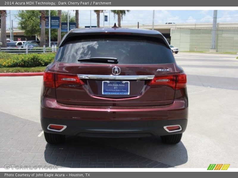 Dark Cherry Pearl / Parchment 2014 Acura MDX Technology