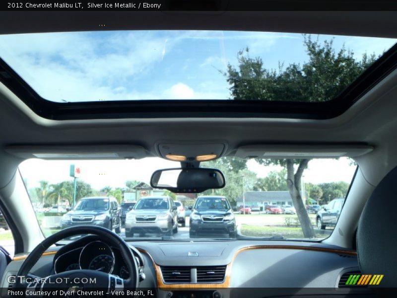 Silver Ice Metallic / Ebony 2012 Chevrolet Malibu LT