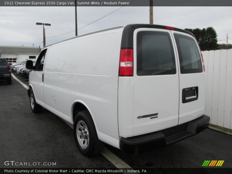 Summit White / Medium Pewter 2012 Chevrolet Express 1500 Cargo Van