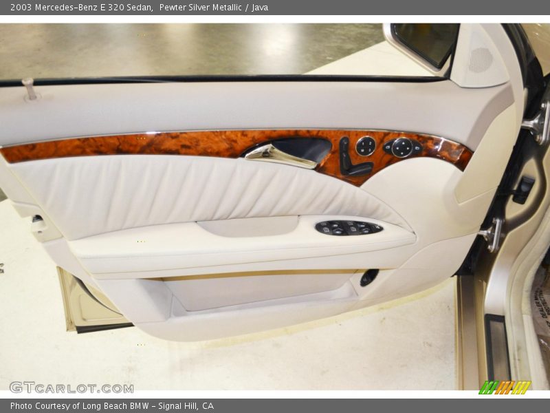 Pewter Silver Metallic / Java 2003 Mercedes-Benz E 320 Sedan