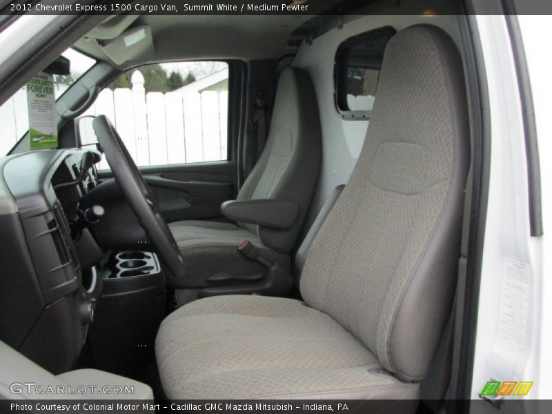 Front Seat of 2012 Express 1500 Cargo Van