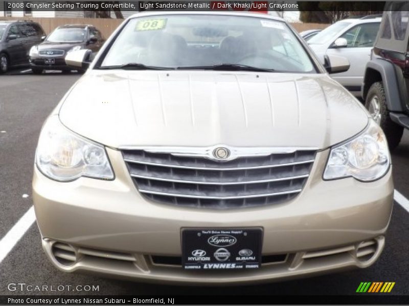 Light Sandstone Metallic / Dark Khaki/Light Graystone 2008 Chrysler Sebring Touring Convertible