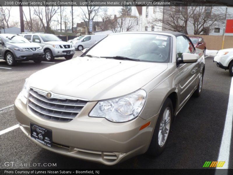 Light Sandstone Metallic / Dark Khaki/Light Graystone 2008 Chrysler Sebring Touring Convertible