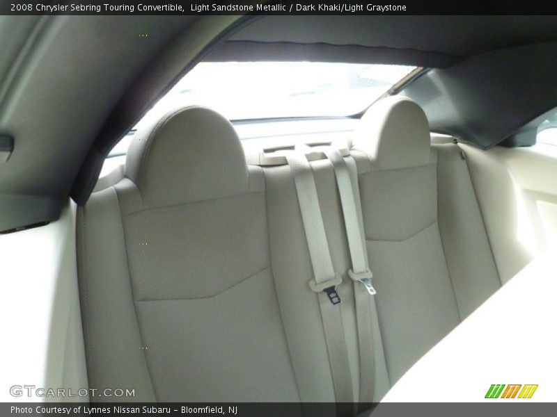 Light Sandstone Metallic / Dark Khaki/Light Graystone 2008 Chrysler Sebring Touring Convertible