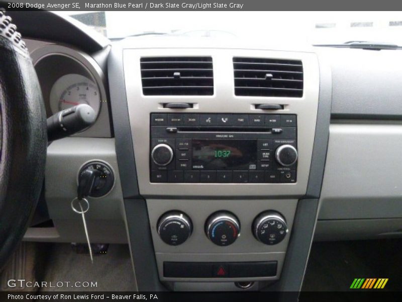 Marathon Blue Pearl / Dark Slate Gray/Light Slate Gray 2008 Dodge Avenger SE