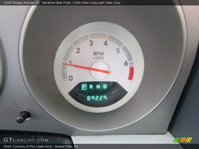 Marathon Blue Pearl / Dark Slate Gray/Light Slate Gray 2008 Dodge Avenger SE