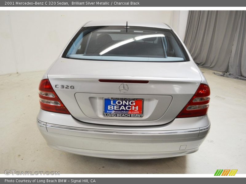 Brilliant Silver Metallic / Charcoal Black 2001 Mercedes-Benz C 320 Sedan