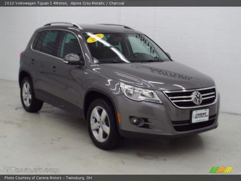 Alpine Grey Metallic / Charcoal 2010 Volkswagen Tiguan S 4Motion