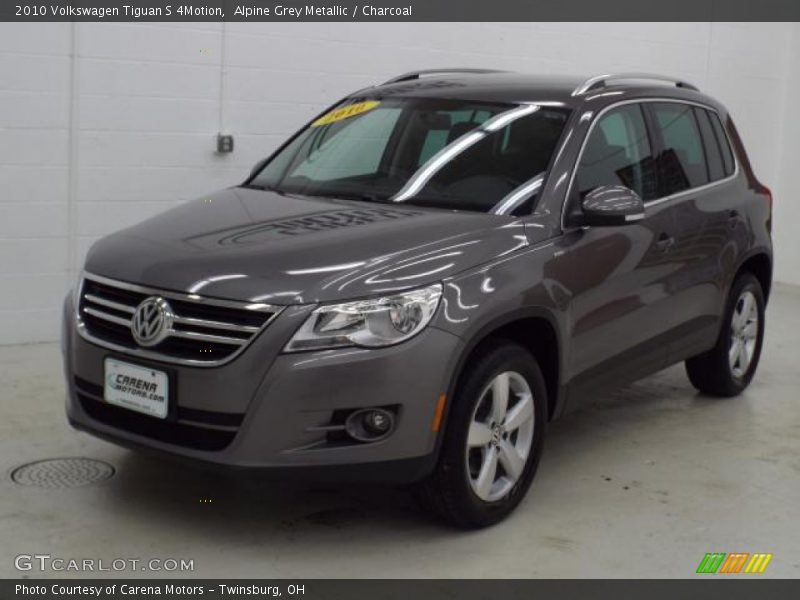 Alpine Grey Metallic / Charcoal 2010 Volkswagen Tiguan S 4Motion
