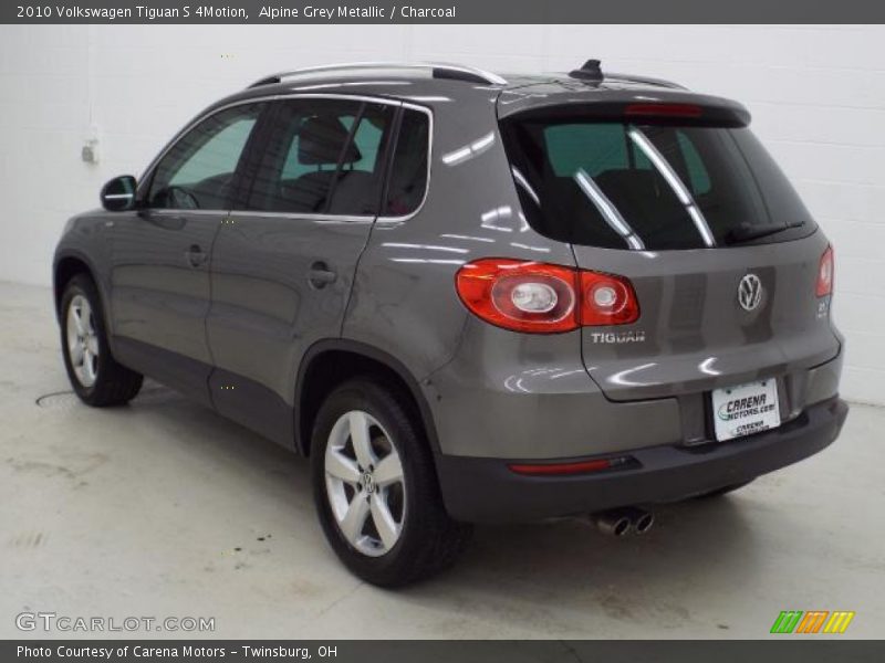 Alpine Grey Metallic / Charcoal 2010 Volkswagen Tiguan S 4Motion