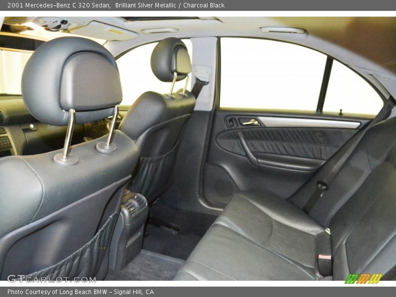 Brilliant Silver Metallic / Charcoal Black 2001 Mercedes-Benz C 320 Sedan