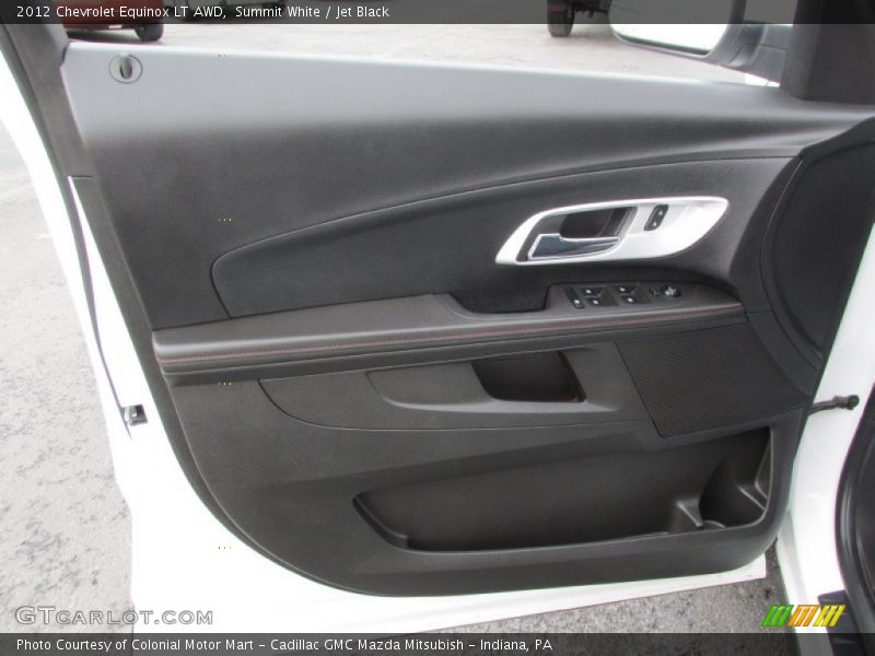 Summit White / Jet Black 2012 Chevrolet Equinox LT AWD
