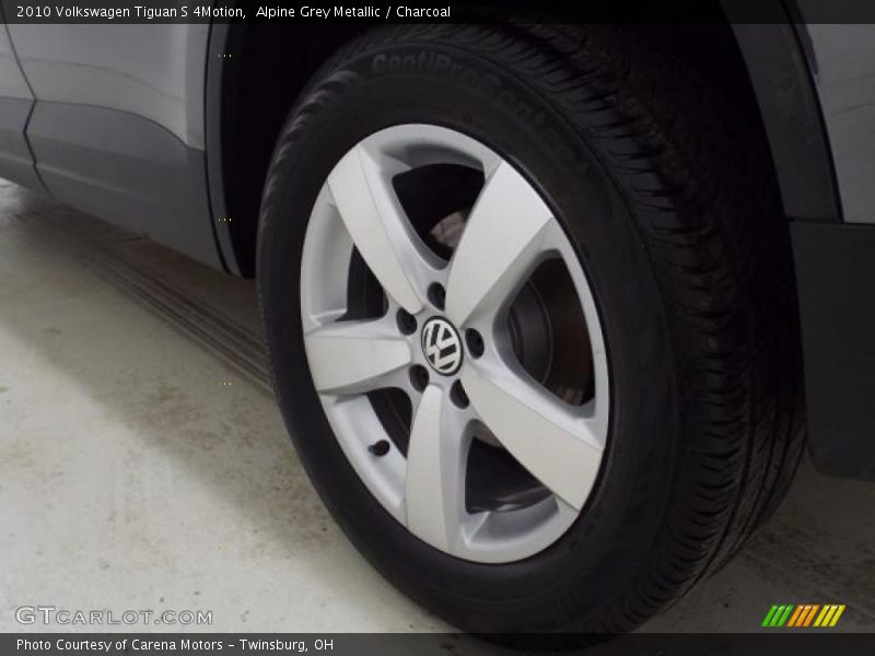 Alpine Grey Metallic / Charcoal 2010 Volkswagen Tiguan S 4Motion