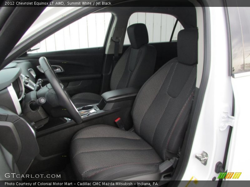 Summit White / Jet Black 2012 Chevrolet Equinox LT AWD