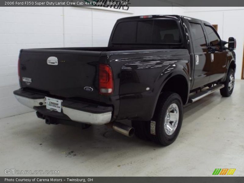 Black / Tan 2006 Ford F350 Super Duty Lariat Crew Cab 4x4 Dually