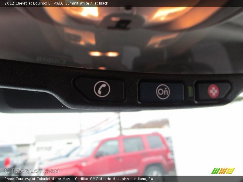Summit White / Jet Black 2012 Chevrolet Equinox LT AWD