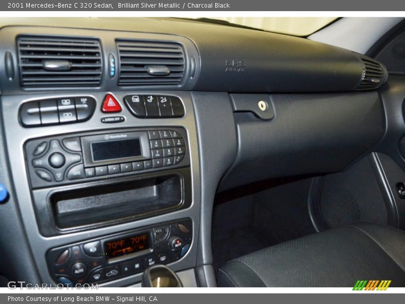 Brilliant Silver Metallic / Charcoal Black 2001 Mercedes-Benz C 320 Sedan