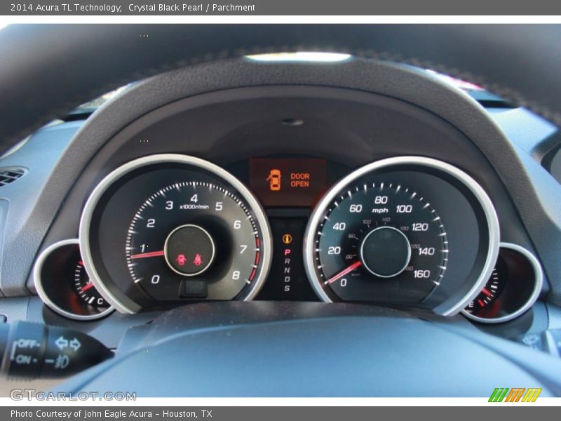 Crystal Black Pearl / Parchment 2014 Acura TL Technology