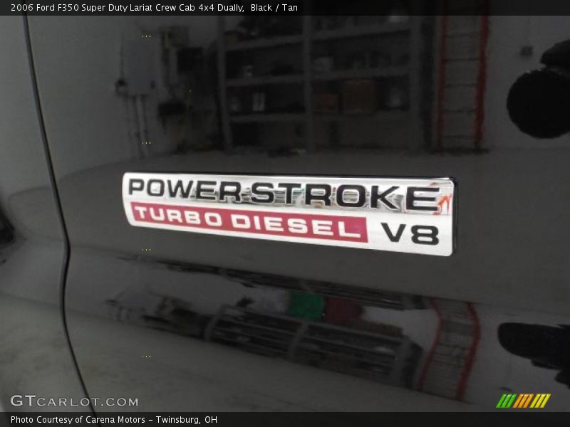 Black / Tan 2006 Ford F350 Super Duty Lariat Crew Cab 4x4 Dually