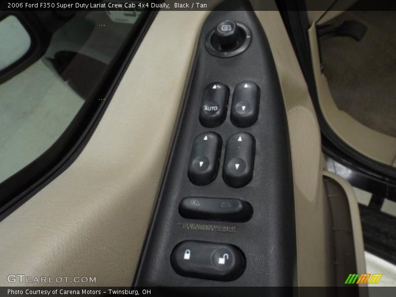 Black / Tan 2006 Ford F350 Super Duty Lariat Crew Cab 4x4 Dually