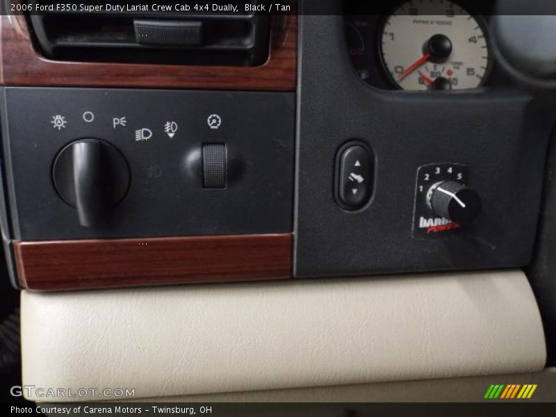 Black / Tan 2006 Ford F350 Super Duty Lariat Crew Cab 4x4 Dually