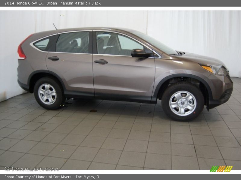 Urban Titanium Metallic / Black 2014 Honda CR-V LX