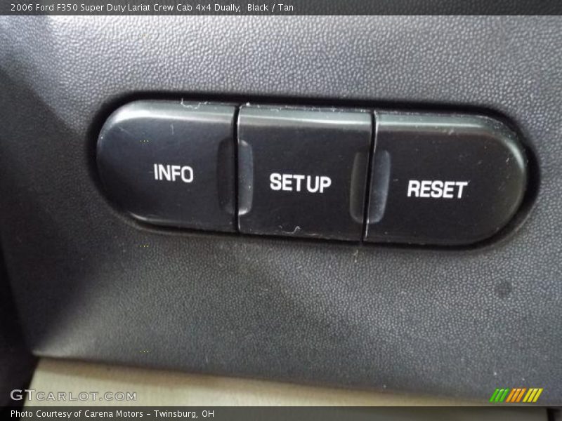 Black / Tan 2006 Ford F350 Super Duty Lariat Crew Cab 4x4 Dually