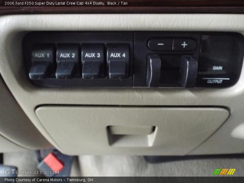 Black / Tan 2006 Ford F350 Super Duty Lariat Crew Cab 4x4 Dually