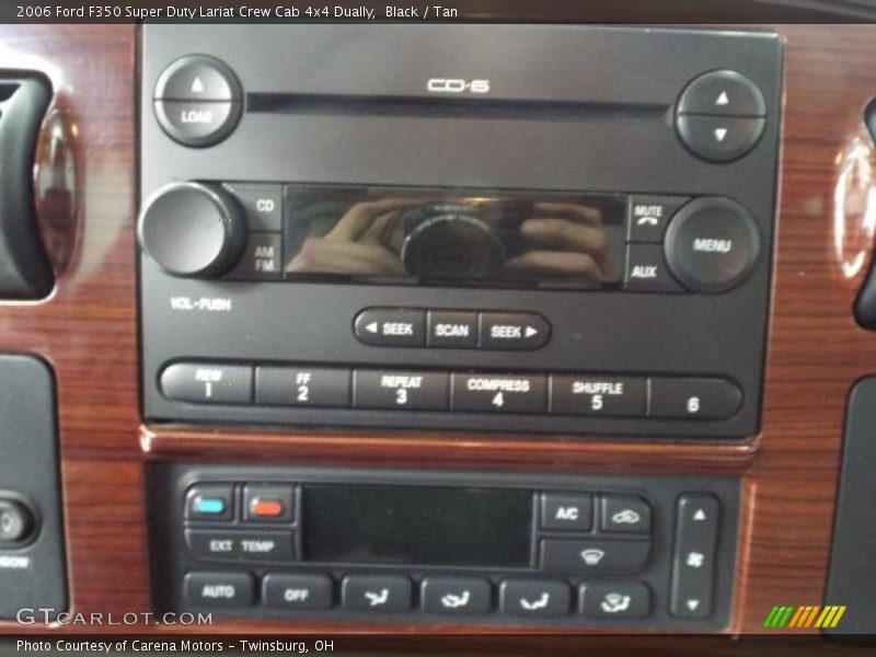 Black / Tan 2006 Ford F350 Super Duty Lariat Crew Cab 4x4 Dually