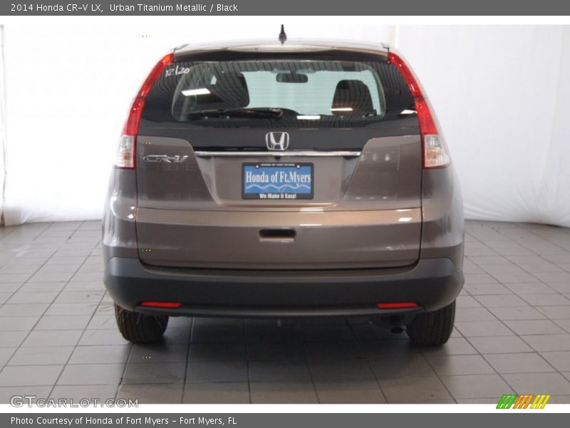 Urban Titanium Metallic / Black 2014 Honda CR-V LX