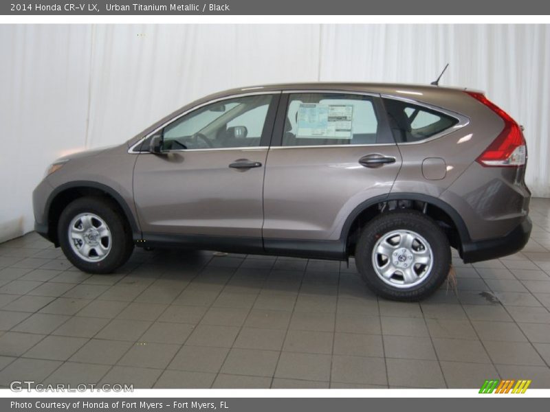 Urban Titanium Metallic / Black 2014 Honda CR-V LX