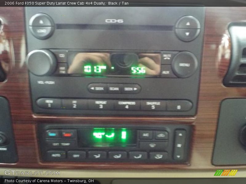 Black / Tan 2006 Ford F350 Super Duty Lariat Crew Cab 4x4 Dually