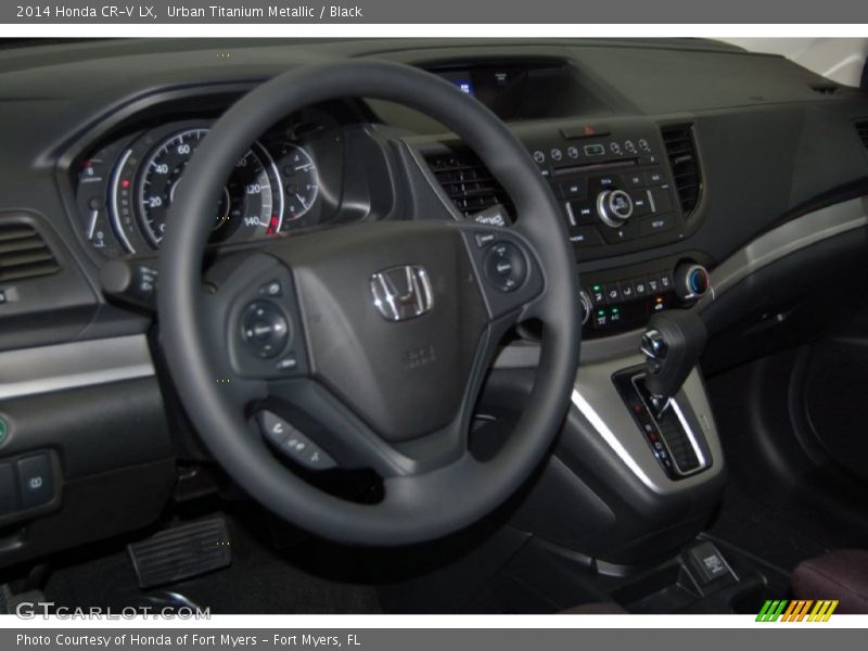 Urban Titanium Metallic / Black 2014 Honda CR-V LX