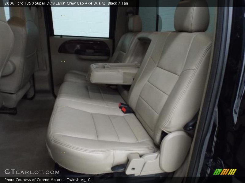Black / Tan 2006 Ford F350 Super Duty Lariat Crew Cab 4x4 Dually