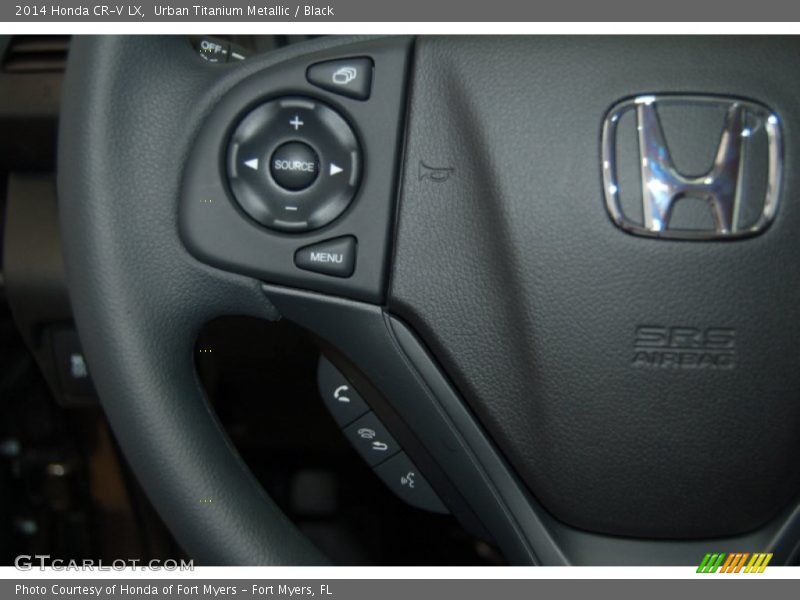 Urban Titanium Metallic / Black 2014 Honda CR-V LX