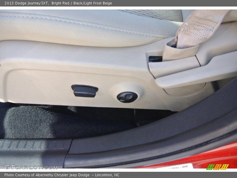 Bright Red / Black/Light Frost Beige 2013 Dodge Journey SXT