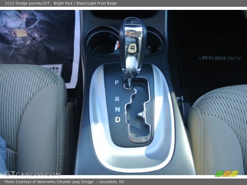 Bright Red / Black/Light Frost Beige 2013 Dodge Journey SXT
