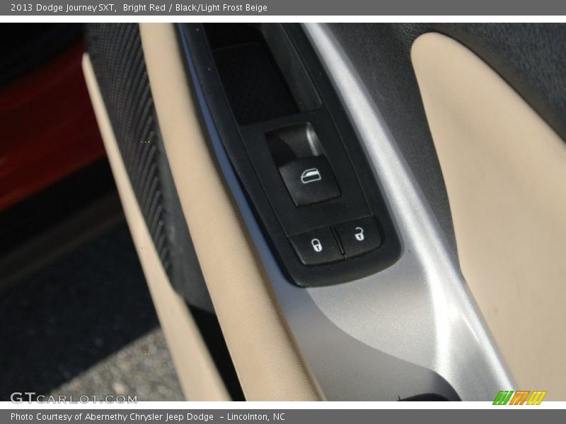 Bright Red / Black/Light Frost Beige 2013 Dodge Journey SXT