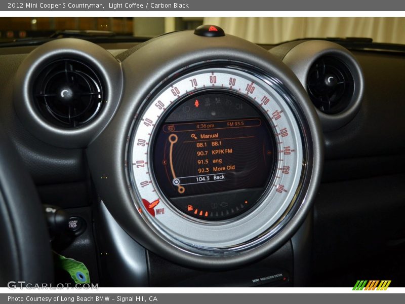 Light Coffee / Carbon Black 2012 Mini Cooper S Countryman