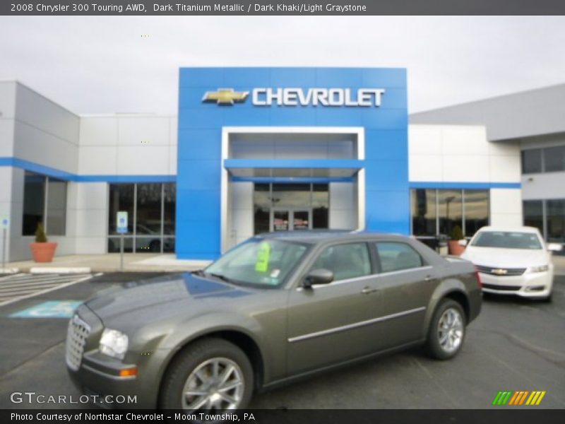 Dark Titanium Metallic / Dark Khaki/Light Graystone 2008 Chrysler 300 Touring AWD