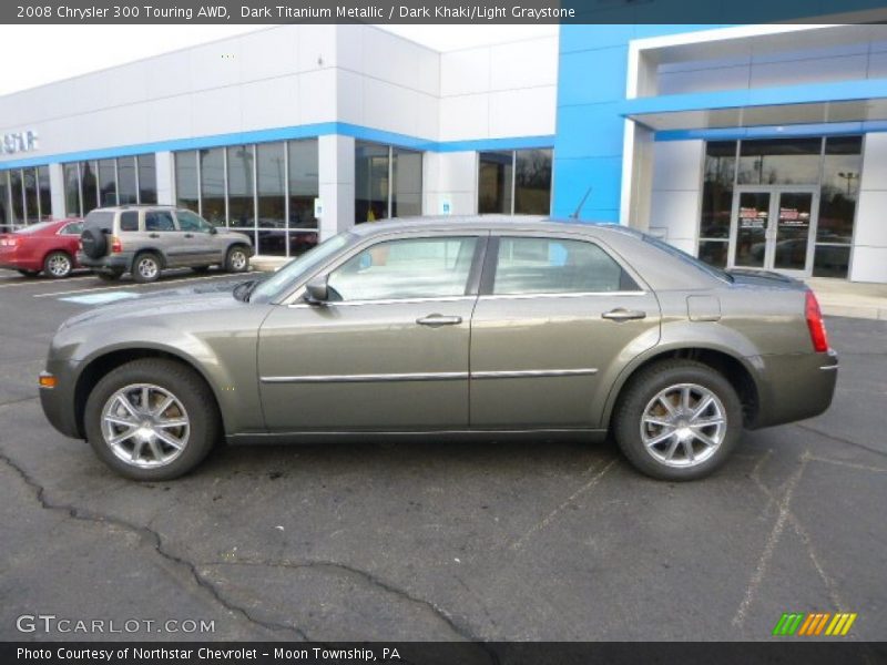 Dark Titanium Metallic / Dark Khaki/Light Graystone 2008 Chrysler 300 Touring AWD