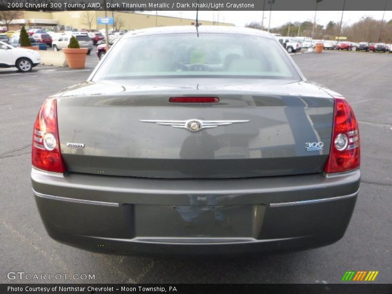 Dark Titanium Metallic / Dark Khaki/Light Graystone 2008 Chrysler 300 Touring AWD