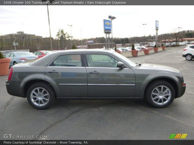 Dark Titanium Metallic / Dark Khaki/Light Graystone 2008 Chrysler 300 Touring AWD