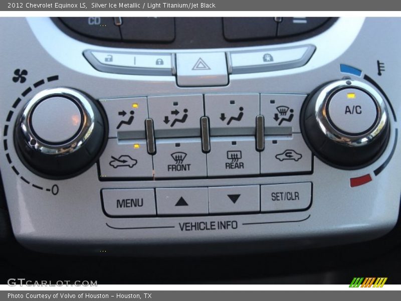 Silver Ice Metallic / Light Titanium/Jet Black 2012 Chevrolet Equinox LS